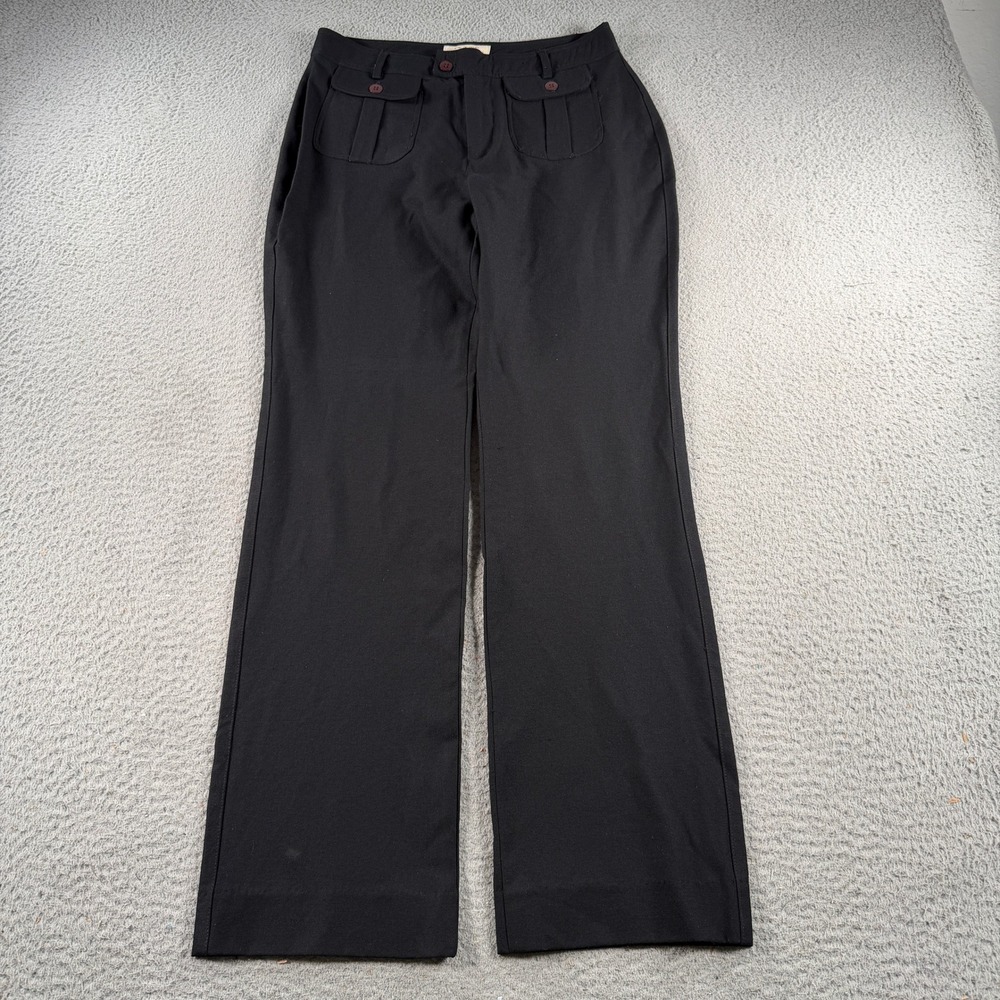 Vertigo Paris Pants Women 10 (28x31) Black Pocket Front Made in France